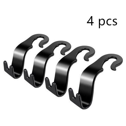 4x Car Seat Back Hooks Bag Hanger Stickers for Geely Emgrand 7 EC7 EC715 EC718 Emgrand7 E7 KIA QL KX5 Accessories