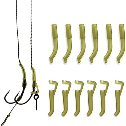 30pcs Carp fishing Accessories D Rig kickers hooks line aligners sleeve anti tangle sleeve for hair ronnie rigs end tackle