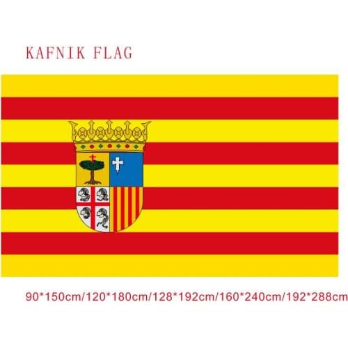 Aragon flag 90*150cm Size Polyster arty Banner Indoor and Outdoor A decorative banner flag