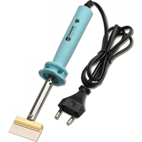 Free Shipping LOCA Glue Clean Tool Remove UV glue soldering iron+10 pcs Blade For Lcd Screen Refurbish repair