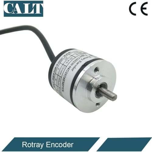 CALT GHS30-4 Push pull output signal 1000 pulse mechanical rotary counter 30mm incremental shaft encoder