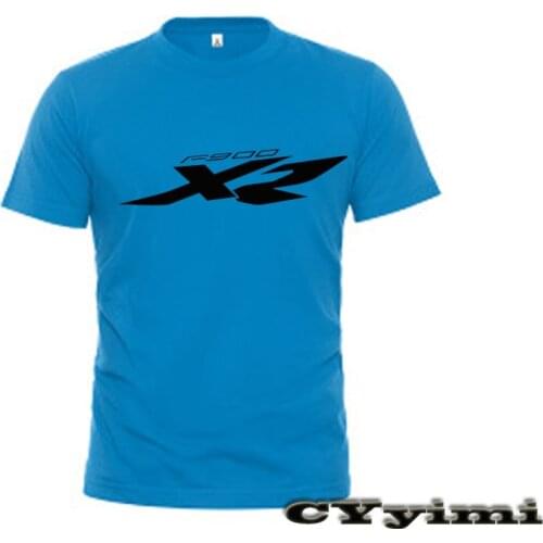 For BMW F900XR f900xr T Shirt Men New LOGO T-shirt 100% Cotton Summer Short Sleeve Round Neck Tees Male