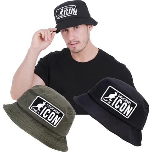 DSQICOND2 2021 Fisherman Hat ICON Letter Baseball Caps for Mens Women Outdoor DSQ Animal Kangaroo Snapback Hip Hop Dad Trucker