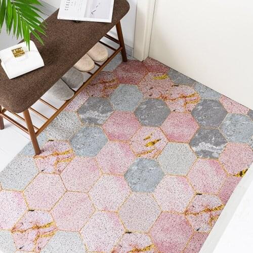 Geometric Doormat Carpet Can Be Cut Entrance Anti-slip Dust-proof Home Doormat Hallway Living Room Bedroom Corridor Mats Carpet