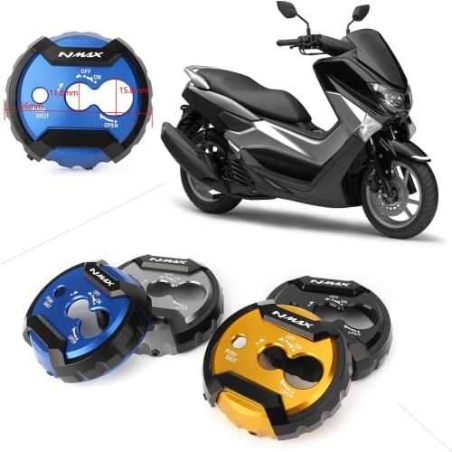 Motorcycle Ignition Key Cover Lid Stopper For Yamaha NMAX 155 Nmax155 2015 2016 CNC Aluminum