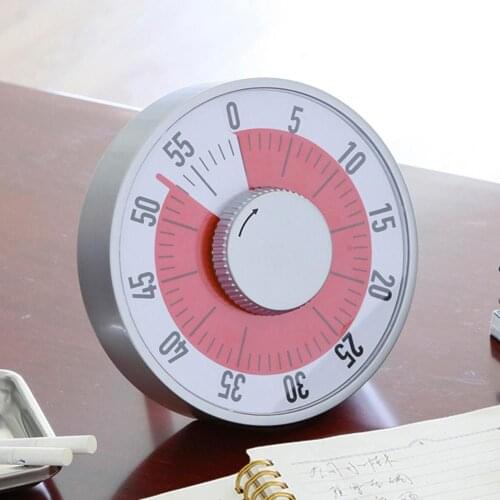 Kitchen Round Magnetic Manual Mechanical Baking Cooking Timer Countdown Tool Round Cooking Count Up Baking Frying Temporizador