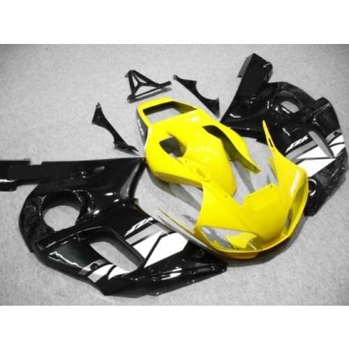 Motorcycle Fairing kit for YAMAHA YZFR6 98 99 00 01 02 YZF R6 1998 2000 2002 YZF600 Yellow black ABS Fairings Set+7gifts YX04