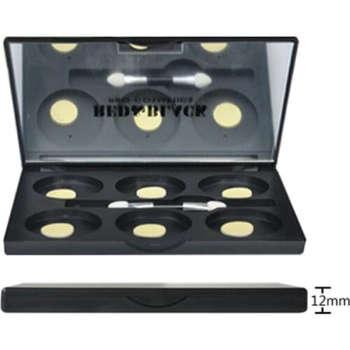 R&B 6/10/15 empty eyeshadow tray magnetic refill eyeshadow DIY easy-to-carry beauty pigment makeup cosmetics storage tool