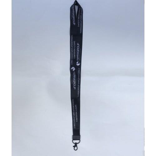 Escape from Tarkov TerraGroup Labs Cosplay Strap Gray Mobile Phone Lanyard with Metal Buckle