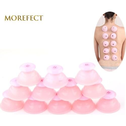 Pink Natural Health Care silicone Family Body Massage Helper Anti Cellulite Therapy Vacuum Suction Massage Medical Body Care Cup