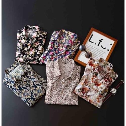 Mens Shirts Long Sleeve Printing Leisure Mens Fashion Blouses Mens Shirts 228-CS11-P30