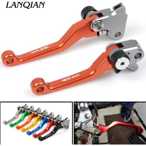 For 250EXC 250EXC-F 350EXC-F 450EXC (SIX DAYS) Motorcycle Brake Clutch Levers Orange Dirt bike Pivot Lever
