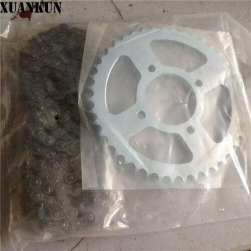 XUANKUN GX125 SJ125-A/-B Sleeve Size Chain Sprocket Plate Thickening Chain Sprocket Combination