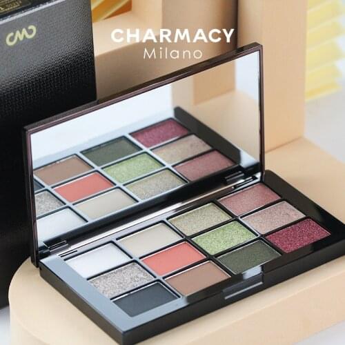 CHARMACY Colorful Easy To Wear Eyeshadow Palette Glitter Shiny Pigment Palette Makeup Metallic Nude Matte Eyeshdow Cosmetic