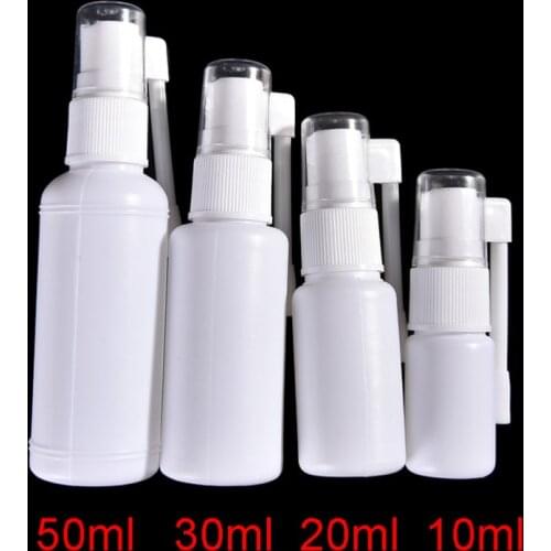 2pc 10ml 20ml 30ml empty Oral Spray Bottle Applicators Rocker Spray Medical Spray Plastic PET Bottle refillable perfume atomizer
