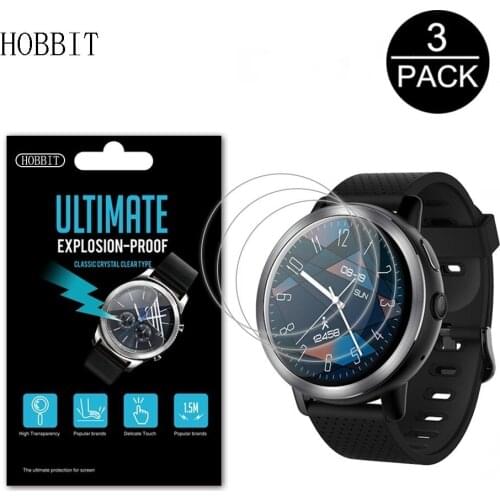 3Pack Explosion-Proof Screen Protector For LEMFO LEM8 1.39 inch Anti-scratch Anti-bubbles GPS 4G Smartwatch Film for lemfo LEM 8