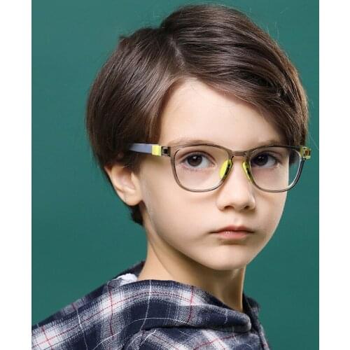 Anti-Blue Light Kids Glasses Optical Frame Children Boys Girls Computer Transparent Blocking Anti Reflective Glasses 8509