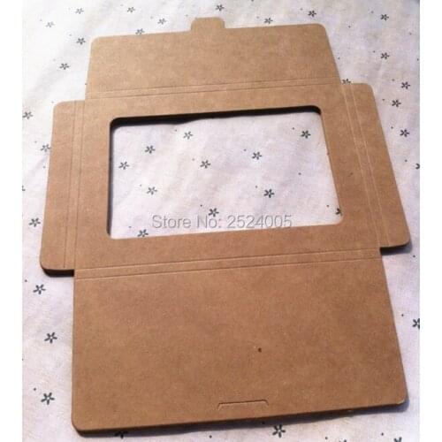 Free shipping blank kraft paper postcard envelope 15.0x10.5x0.5CM/gift packing box/card packing box/packing tags 40 pcs a lot