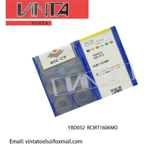 Free Shipping High Quality 10pcs/lots YBC252 YBC351 YBD052 YBC251 RCMT1606MO CNC Carbide Milling Inserts Lathe Cutting Blades