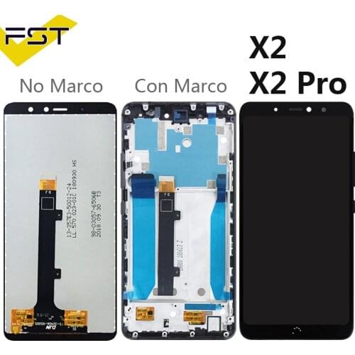 Black/White For BQ Aquaris X2 / X2 Pro LCD Display+Touch Screen Digitizer Assembly with Frame For BQ X2 Spare Parts+Tools