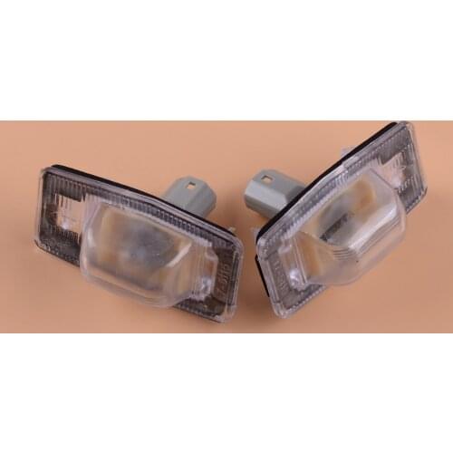 CITALL 2x Plastic Led Number License Plate Lamp Tail Light Fits for Mazda Familia 323 Protege BJ 98-03 Miata NC1051270B