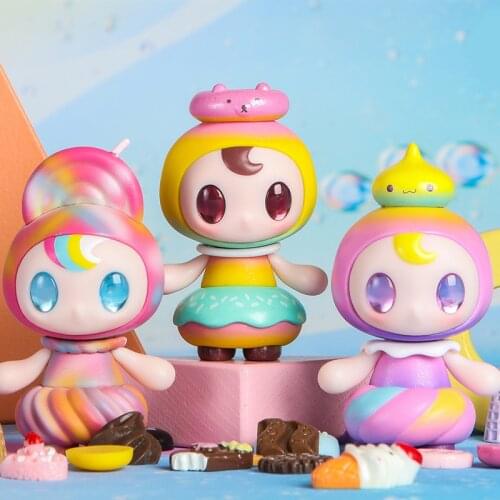 Cute PUWA Blind Box Version Collectable Figurines POP Fun Action Figure Versatile Decoration Japanese Design Guess Bag Toys