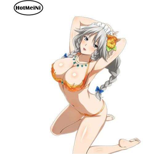 HotMeiNi 3D Sexy Car Stickers Love Live! High School DxD Grayfia Lucifuge Render Car Styling JDM Vinyl Decal Car Accessories