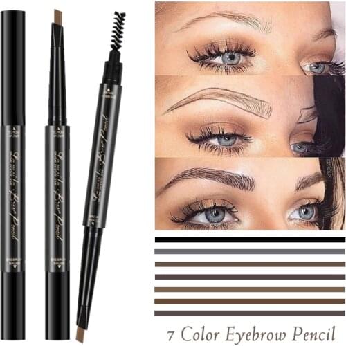 Makeup Eyebrow Pencil Eyebrow Marker Waterproof Eyebrow Tattoo For Women 7 Colors Enhancer Dye Tint Pen Long Lasting Natural