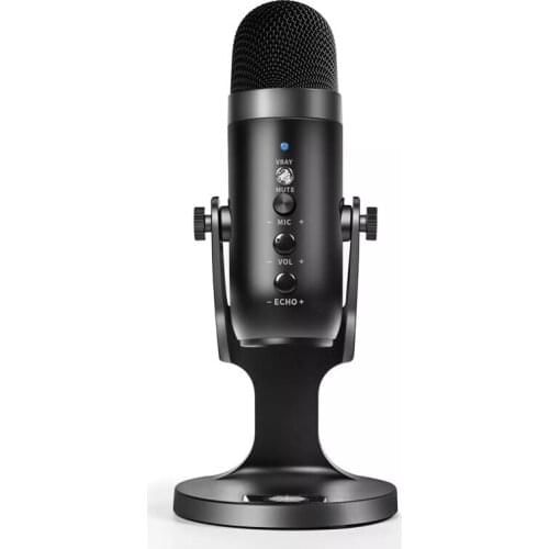 MU-900 USB Condenser Microphone Stand Gaming Streaming Podcasting Recording for Computer USB PC Headphone