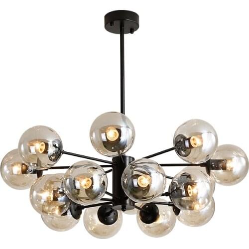 Nordic lighting living room bedroom dining hall lobby modern minimalist designer creative Nordic chandelier magic beanchandelier