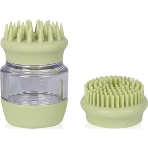 Massage Bath Combing ABS Silica gel Pet Multifunctional Dog Cat Hair Removal Massage Bath Brush Shower Gel Cleaning Beauty