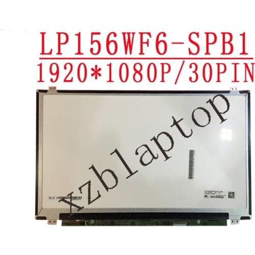 Laptop Matrix 15.6" EDP 30PIN 1920X1080 IPS LP156WF6 SPB1 Panel For LG LP156WF6 (SP)(B1) LP156WF6-SPB1 72% Color FHD D/PN 0C3MWM