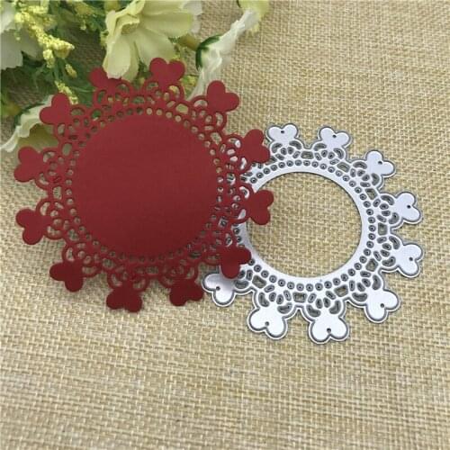 Love Heart Metal Die Cutting For Household DIY Scrapbooking Photo Album Decorative Embossing Folder Paper Cards