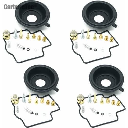 For KAWASAKI ZX400KE ZZR400 1990-2006 ZX ZZR 400 KE Carburetor Repair Kit Vacuum Diaphragm Chamber Seal Float Slow Jet Vavle Set