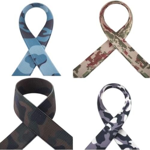 Nylon Webbing Tape Herringbone Pattern DIY Backpack Strap Seat Belt Sewing Accessories Outdoor Backpack Camping Mattress Sleepin