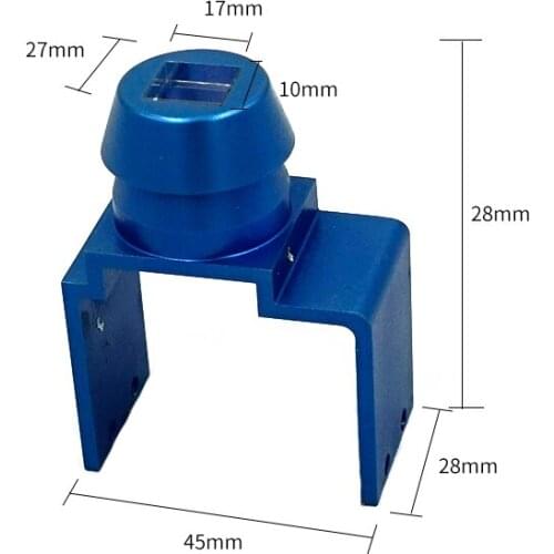 10*18 mm laser hair removal hand fitting metal head of 755 808 1064 nm laser hair removal handle