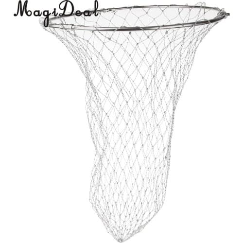 Brail Fishing Landing Net Head Stainless Steel Ring Fish Tackle