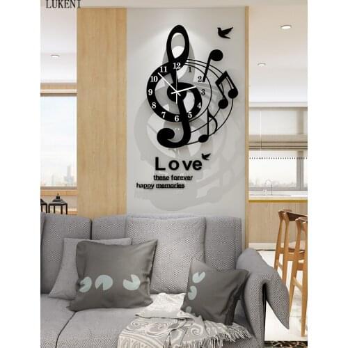 Modern Minimalist Clock Wall Clock Living Room Personality Creative Home Fashion Table Trend Wall Decoration Clock