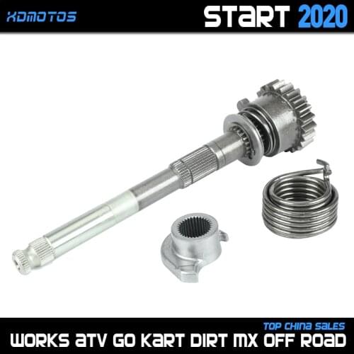 Motorcycle Kick Starter Spindle For lifan 125cc Horizontal Kick Starter Engines Dirt Pit Bikes Parts Length 199.5mm 22 Tooths