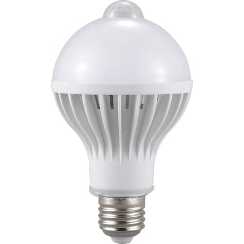 Hot Sale E27 LED Bulb Light Motion Sensor Light LED PIR Motion Sensor Lamp Globe Bulb Light Lamp 5W