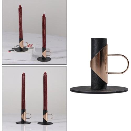 Vintage Retro Candle Holder Wedding Table Flameless Candlesticks Home Decor