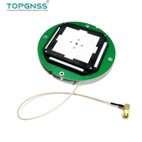 TOPGNSS High-precision RTK GNSS GPS antenna ZED-F9P GPS Antenna high gain CORS Antenna SMA-J 3-18V GNSS GPS GLO GAL BDS,TOP128