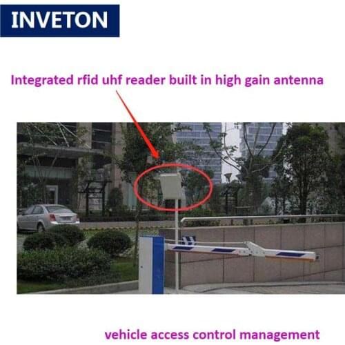 Wiegand26 interface 2~5meter range waterproof long range uhf rfid reader compatible with vehicle access control panel