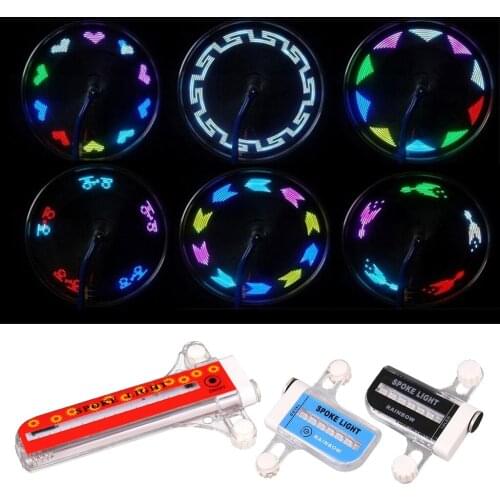 Bright Bike Spoke Lights Wheel Wire Tyre LED Flash Lamp for Bicycle Decoration