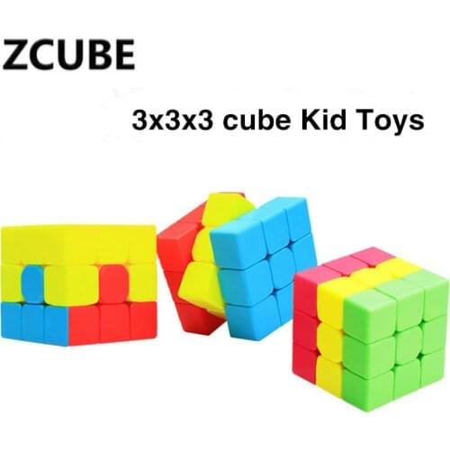 ZCUBE Children Mini 3x3x3 Magic Cube Three Steps Kindergarten Colour Oxyphylla Educational Toys