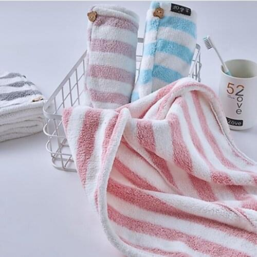 Women Hair Towel Bathroom Soft Super Absorbent Quick-drying Microfiber Bath Towel Hair Dry Cap Salon Towel Shower Cap Turban