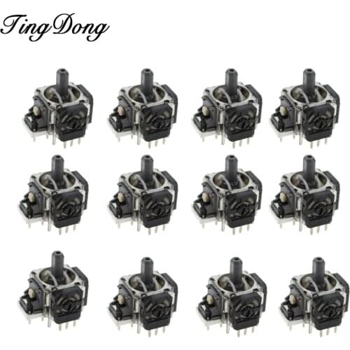 1PCS New ALPS 3pin Replacement black 3D joystick analog Thumb stick For Xbox one/PS4 controller Dualshock 3