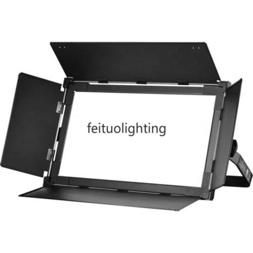 2pcs High Quality 220W White Bicolor LED Soft Video Panel Light For Large-Scale TV Station Studio 1920pcs*0.2W Warm Cool White
