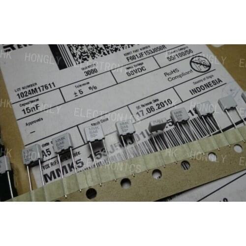 30 PCS MMK5 0.015uf/50v 15nf 153