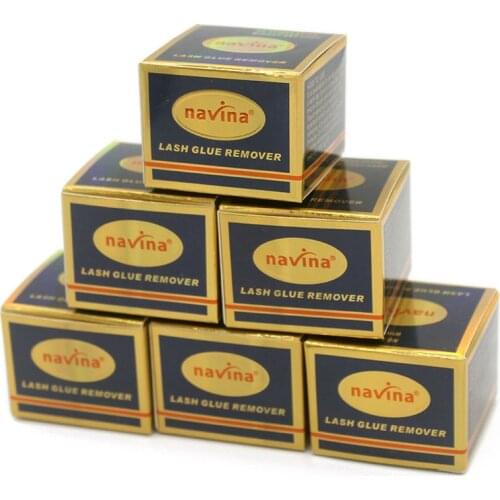 6pcs*20G Navina Makeup False Lash Glue Remover NO Stimulation Without Any Harm for Fake Eyelashes Extension Glue Safe Remover